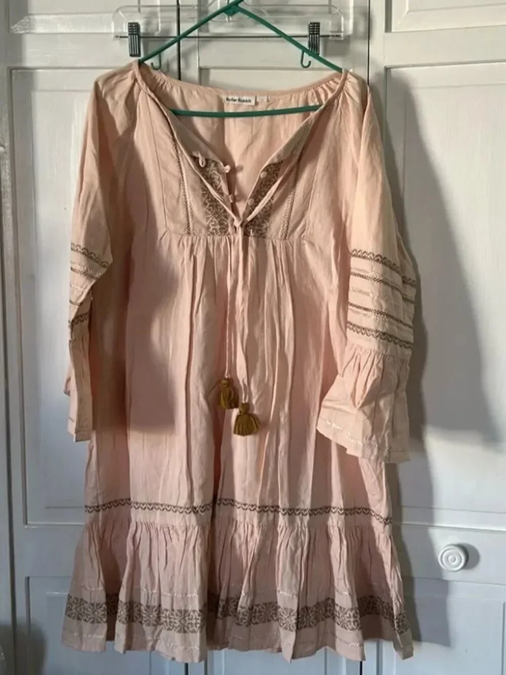 Roller Rabbit Linen and Cotton Blend boho dress - Size S